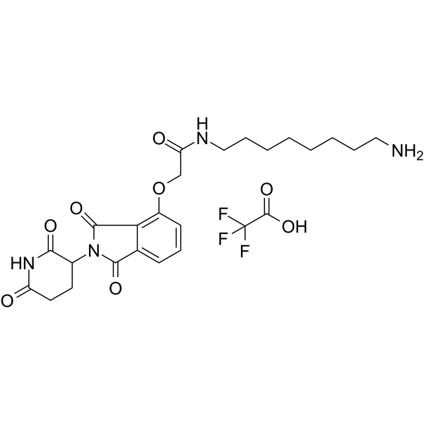 Thalidomide-O-amido-C8-NH2 TFA