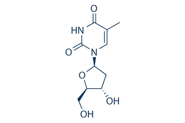 Thymidine chemical structure