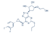 Ticagrelor chemical structure
