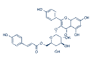 Tiliroside chemical structure