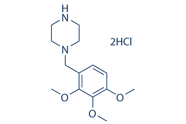 Trimetazidine dihydrochloride chemical structure