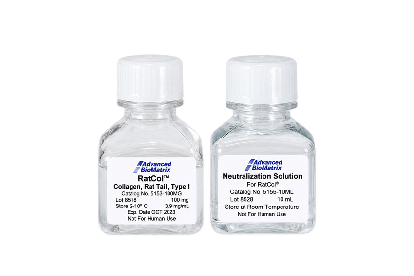 Rat Tail Collagen Solution, Type I, 4 mg/ml, 25 mL (3D Hydrogels) + Neutralization Solution