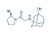 Vildagliptin chemical structure