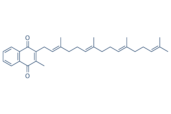 Vitamin K2 (Menaquinone) chemical structure