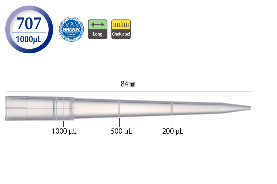 1000 µL / 1200 µL pipette tips | WATSON