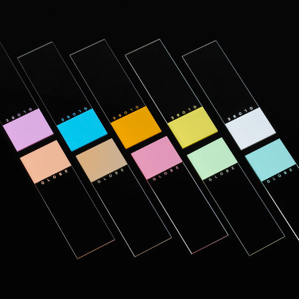 ** SPECIAL ORDER COLOR ** Microscope Slides, Diamond White Glass, 25 x 75mm, 90ֲ° Ground Edges, GOLD Frosted, 72/Box, 20 Boxes/Case (10 Gross)