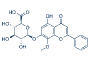 Wogonoside chemical structure
