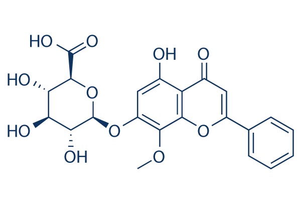 Wogonoside chemical structure